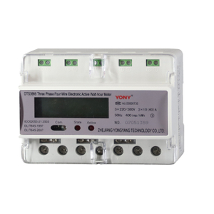 Seven module three phase Din Rail Meter with RS485 Modbus-rtu output