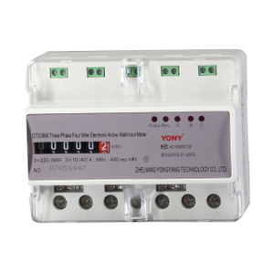 DTS3666 CS-3PHM Seven module Din Rail Meter ac for connection has terminals